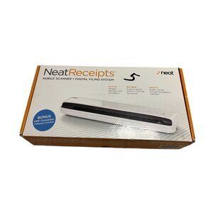 NeatReceipts NM-1000 Mobile Scanner / Digital Filing System for Receipts
